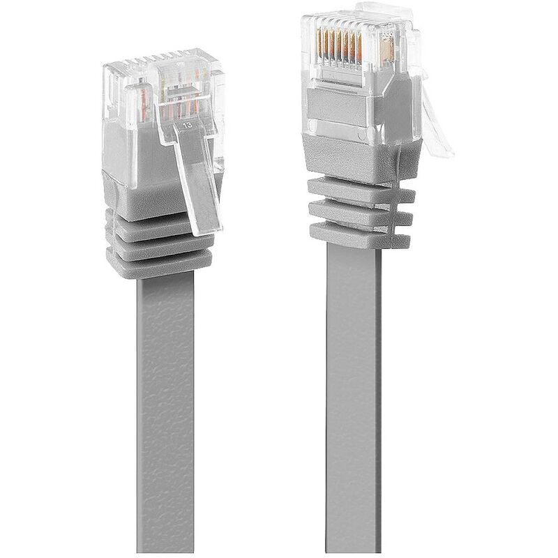 Câbles réseau INTELLINET Cable RJ45 cat 6 2m gris