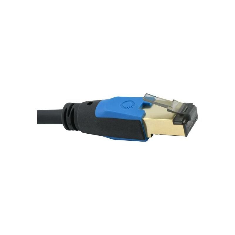 LINDY Câble Ethernet RJ45 Cat 8.1 S/FTP LSZH Plaqué Or 3m