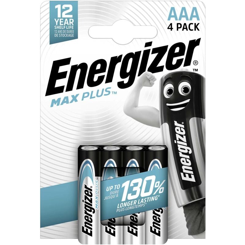 Energizer Max Plus Pile LR3 (AAA) alcaline(s) 1.5 V 4 pc(s) S425992