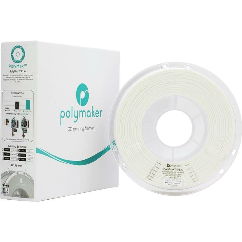 PolyMax Tough PETG Blanc - 2.85mm - 750 g