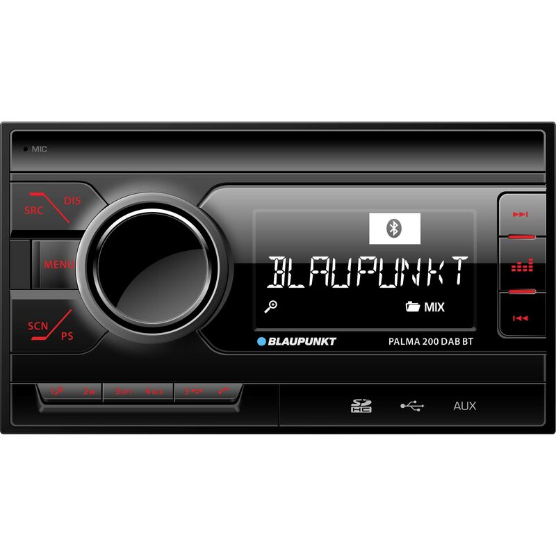 Blaupunkt Palma 200 DAB BT Autoradio 2 DIN kit mains libres bluetooth, tuner DAB+ Y689682