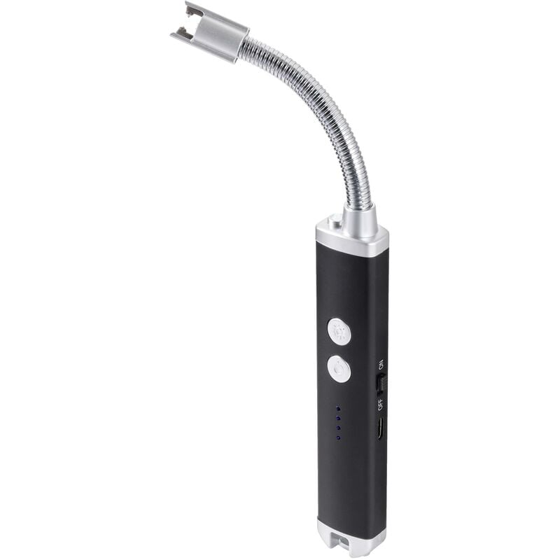 Allume Bougies Electrique,Briquet Bougie Arc Rechargeable USB sans Flamme  avec 360 Diplôme Neck Coupe Vent