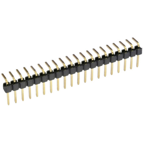 Connfly Barrette mâle (standard) Nbr de rangées: 1 Nombre de pôles par rangée: 20 DS1022-120RDF11-B (1/2)