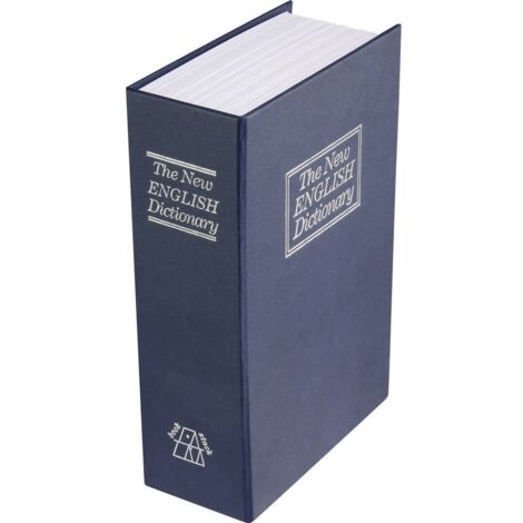 Coffre-fort livre avec serrure à clé – Camouflage étagère – Rangement sécurisé objets de valeur – Dimensions compactes