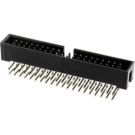 Connfly Barrette mâle (standard) Nbr de rangées: 2 Nombre de pôles par rangée: 20 DS1013-40RSIB-B-0 (1/2)