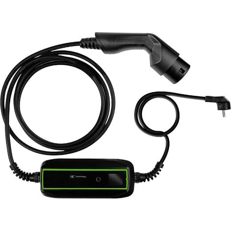 Green Cell® Câble de Charge GC Type 1 pour Voitures électriques EV PHEV, 3,6 KW, 16 A, Type 1 vers Type 2, 5 mètres