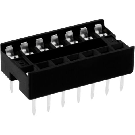 Connfly DS1009-14AT1NX-0A2 Support de circuits intégrés Pas: 2.54 mm Nombre de pôles: 14 1 pc(s) Tub (1/2)