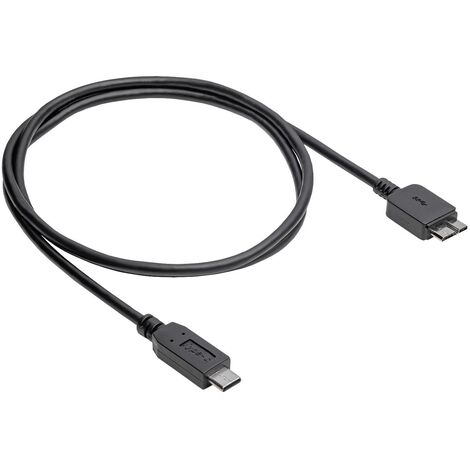 Akyga Câble USB USB-Micro-B 3.0 mâle, USB-C® mâle 1.00 m noir AK-USB-44 C831762 (1/4)