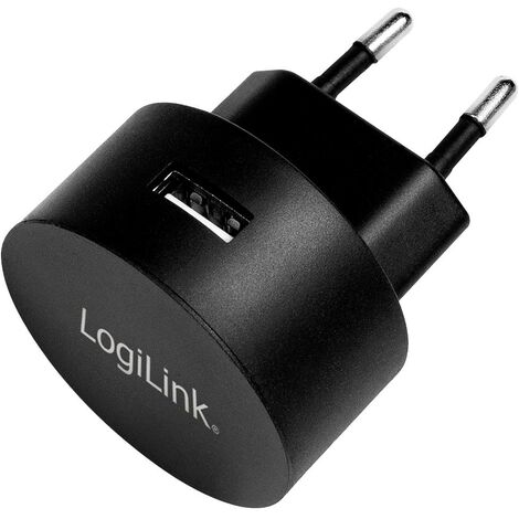 Chargeur USB 10.5W 1x USB-A – Technologie Fast Charging – Protection contre surintensité et surchauffe – Compact et léger pour déplacements – Logilink (1/5)