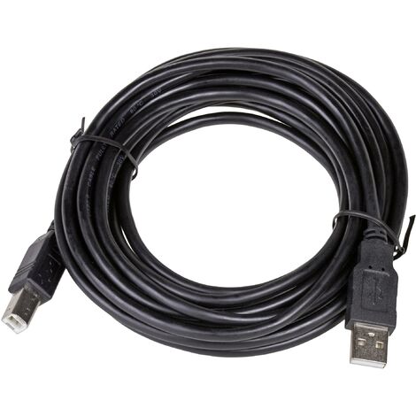 Akyga Câble USB USB-A mâle, USB-B mâle 5.00 m noir AK-USB-18 C832652 (1/3)