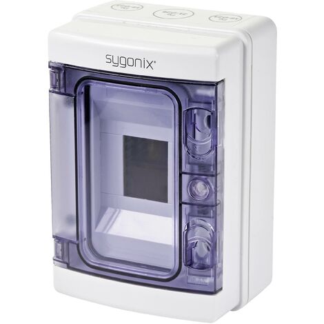 Coffret de distribution Sygonix SY-5491850 montage apparent (en saillie) Nombre de divisions = 4 Nbr (1/5)