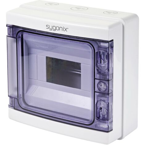 Sygonix SY-5491852 Coffret de distribution montage apparent (en saillie) Nombre de divisions = 8 Nbr (1/5)