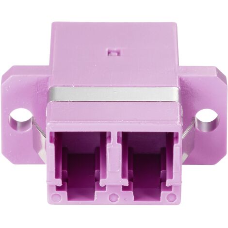 Renkforce RF-5508820 Raccord fibre optique (FO) LC femelle LC femelle Duplex violet 1 pc(s) D311972