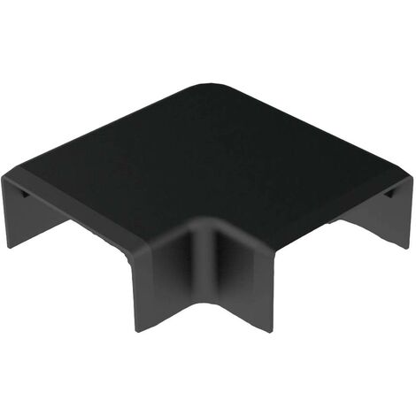 KOPOS 8633FB Goulotte de câble angle plat (l x H) 40 mm x 20 mm 1 pc(s) noir C831322