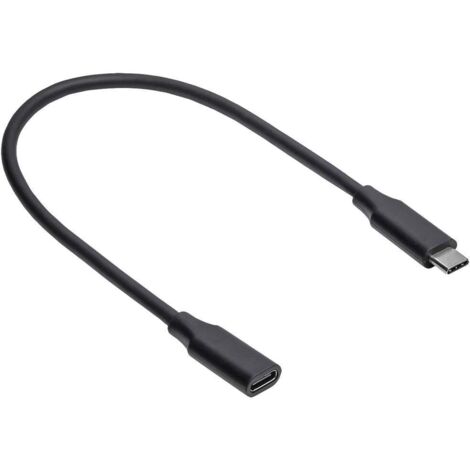 Akyga Câble USB USB-C® mâle, USB-C® femelle 0.30 m noir AK-USB-32 C832082 (1/5)
