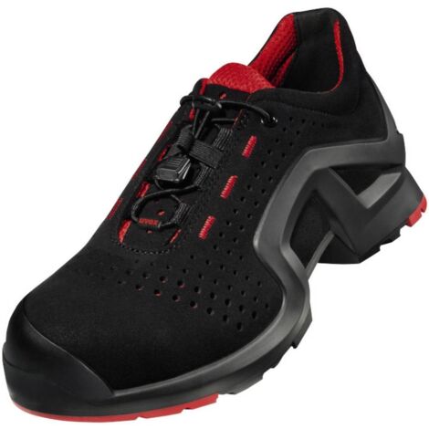 uvex 1 8519245 Chaussures de sécurité S1P Pointure (EU): 45 noir, rouge 1 paire(s) W971321