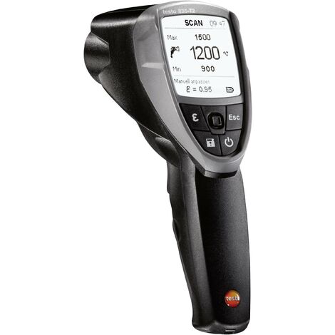 testo 835-T2 Thermomètre infrarouge Optique 50:1 -10 - +1500 °C mesure par contact S98401 (1/4)