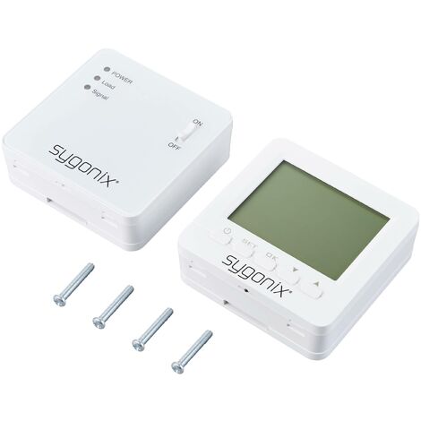 Thermostat sans fil Sygonix SY-5470190 montage apparent (en saillie) programme hebdomadaire 1 pc(s)