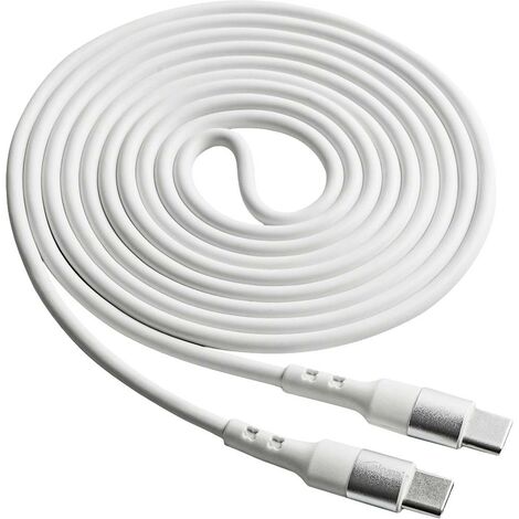 Akyga Câble USB USB-C® mâle, USB-C® mâle 1.80 m blanc AK-USB-41 (1/2)