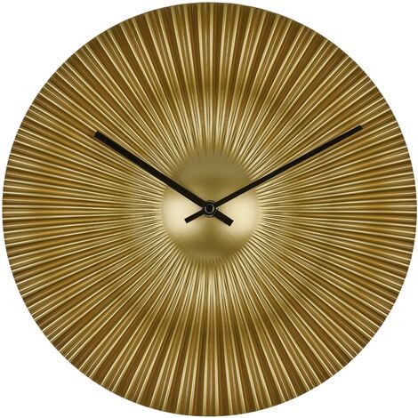 Horloge murale TFA Dostmann 60.3031.53 à quartz 33 cm x 5 cm x 33 cm or (1/4)