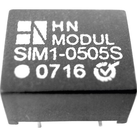 Convertisseur CC/CC pour circuits imprimés HN Power SIM1-0524S-DIL8 Nbr. de sorties: 1 x 5 V/DC 24 V/DC 50 mA 1 W 1 pc(s) Q38470 (1/3)