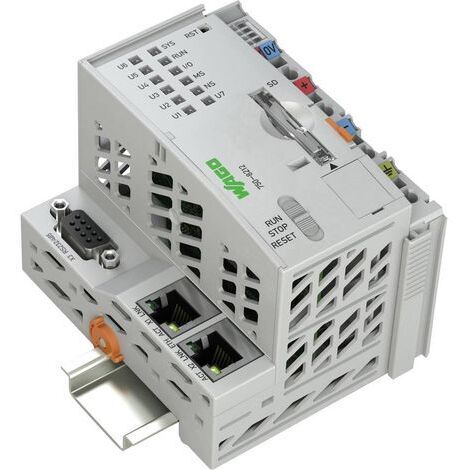 Contrôleur PFC200 7508212 – Automate compact pour industrie – 2 x ETHERNET, RS-232/-485 – Programmable avec WAGO-I/O-PRO (1/5)