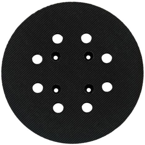Metabo – Plateau de ponçage perforé 122 mm 625658000 – Compatible FSX 200 Intec – Dureté moyenne pour ponçage précis - R004631