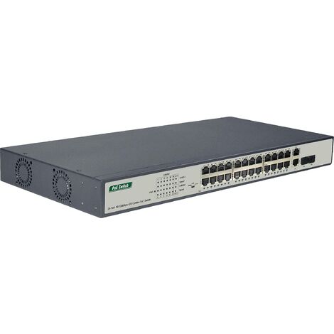 Switch réseau RJ45/SFP Digitus DN-95343 24+2 ports 10 / 100 MBit/s A307922 (1/5)