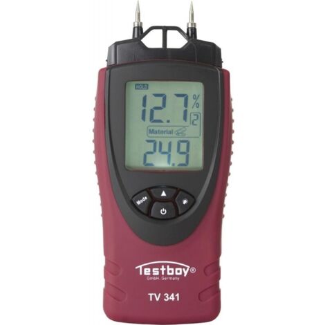 Humidimètre pour matériaux Testboy TV 341 Plage de mesure de l'humidité de construction 0 à 55 % Pla (1/3)