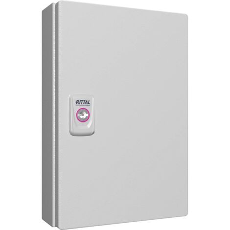 Rittal KX 1552.000 Coffret d'installation, Boîtier mural 200 x 300 x 80 Tôle d'acier gris clair (RAL 7035) 1 pc(s) A397972 (1/2)