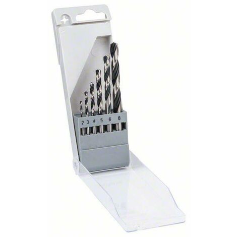 JEU DE FORETS POUR LE MÉTAL 6 PIÈCES BOSCH ACCESSORIES 2608577346 HSS DIN 338 TIGE CYLINDRIQUE 1 SET