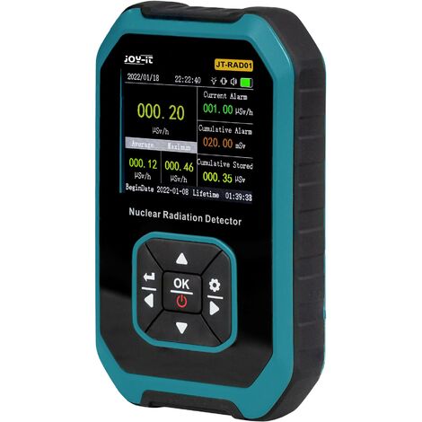 Compteur Geiger Joy-it JT-RAD01 Radiation: Beta, Gamma, Rayons X signal sonore d'avertissement, signal D108002