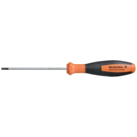 Weidmüller SDS 0.6X3.5X100 Tournevis pour vis à fente Largeur de lame: 3.5 mm Longueur de la lame: 1 (1/2)