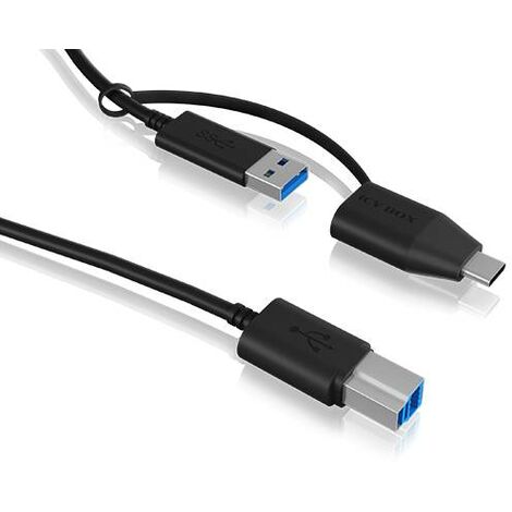 Adaptateur USB-A 3.0 mâle vers femelle - 1 m - Câble USB ICY BOX sur