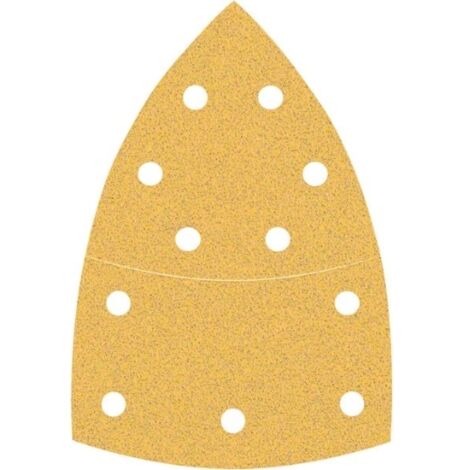 Bosch Accessories 2608901648 Papier abrasif pour ponceuse multifonction Grain 80 (L x l) 93 mm x 102 mm 50 pc(s)
