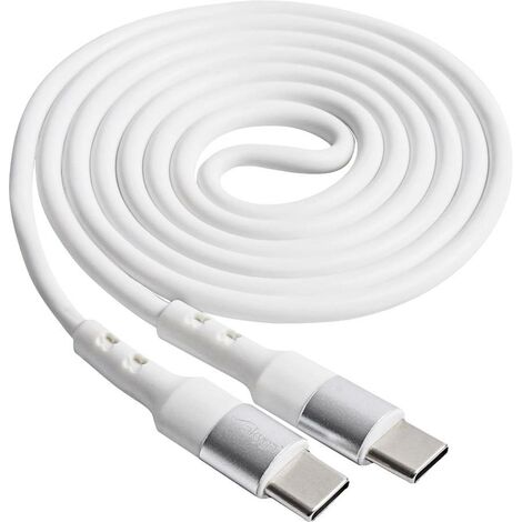 Akyga Câble USB USB-C® mâle, USB-C® mâle 1.00 m blanc AK-USB-40 C831712 (1/2)