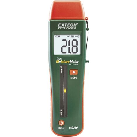 Humidimètre pour matériaux Extech MO260 Plage de mesure de l'humidité de construction 0 à 99.9 % vol (1/5)