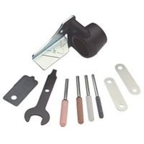 Accessoire d'affûtage pour chaînes Dremel – Pierre à aiguiser 4 meules 4,0/4,5/4,8/5,6mm – 6 cm – 26151453JB