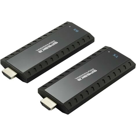 Set de transmission sans fil HDMI SpeaKa Professional HDMI™ réseau domestique (basé IP) 30 m D026722 (1/6)