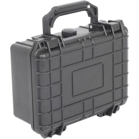 Toolcraft – Mallette de rangement étanche IP67 – Plastique renforcé – Dimensions 206 x 167 x 90 mm – Compartiments en mousse amovibles
