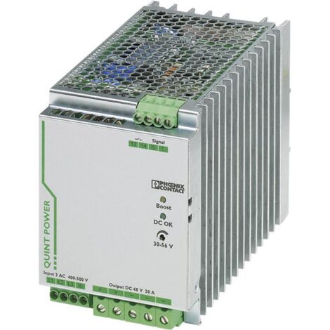 Alimentation rail DIN Phoenix Contact QUINT-PS/3AC/48DC/20 56 V/DC 20 A 960 W 1 x S91409 (1/2)