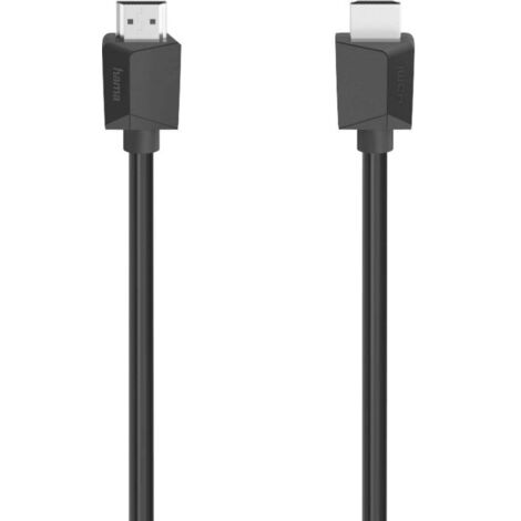 Câble de raccordement Hama HDMI Fiche mâle HDMI-A, Fiche mâle HDMI-A 1.50 m noir 00200702 4K UHD Câble HDMI W431832 (1/2)