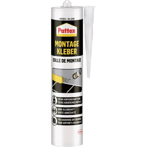 Pattex Colle de montage Couleur blanc PCA40 400 g W697322 (1/2)
