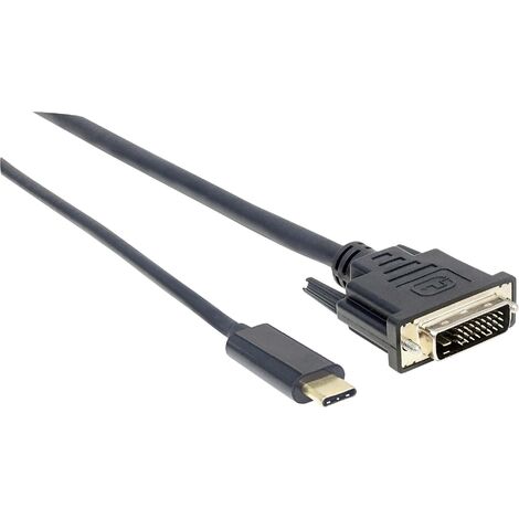 Câble adaptateur Manhattan USB-C® / DisplayPort USB-C® mâle, Fiche mâle DisplayPort 1.00 m noir 1524 (1/4)
