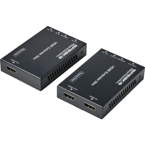 SpeaKa Professional SP-HDE-310 HDMI™ Prolongateur HDMI câble réseau RJ45 50 m Y802782 (1/5)