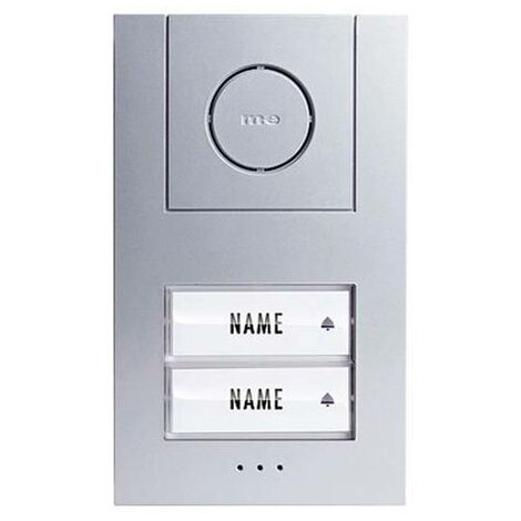 m-e modern-electronics Vistus AD ALU 4020 S Vistus Interphone filaire Set complet 2 foyers argent Y781202 (1/5)