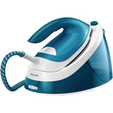 Centrale vapeur Philips PerfectCare Compact Essential GC6840/20 – 2400 W – Débit vapeur puissant – Technologie OptimalTEMP – Semelle SteamGlide