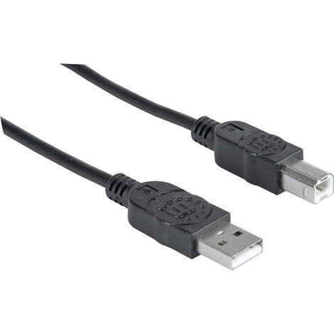 Manhattan Câble USB USB 2.0 USB-A mâle, USB-B mâle 5.00 m noir 337779 R213061 (1/4)