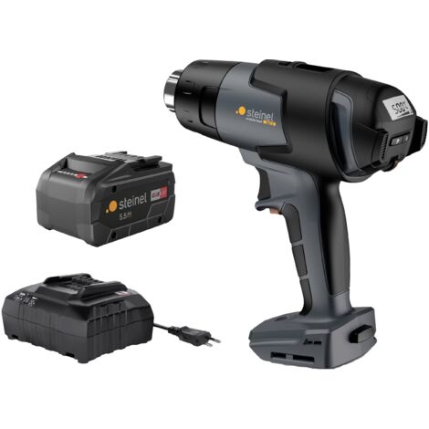 Steinel 068233 MH5 KF SC Pistolet à air chaud + batterie, + chargeur, + mallette (1/5)