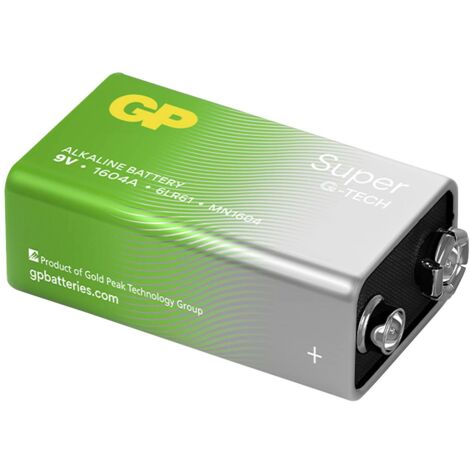 GP Super Pile 6LR61 (9V) 9 V 1 pc(s) R772432 (1/9)